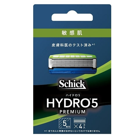 シック・ジャパン シック　ハイドロ５　プレミアム　敏感肌　替刃 (4コ入)×1パック