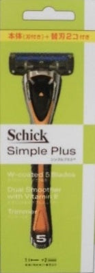 シック・ジャパン シック　Simple　Plus　ホルダー　替刃３個付×2パック