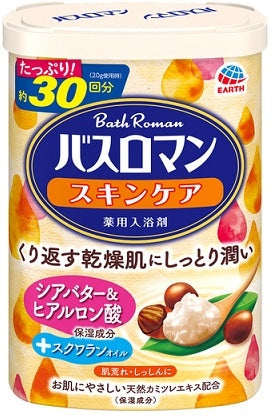 アース製薬 バスロマン　スキンケア　シアバターヒアルロン酸　６００ｇ×1パック