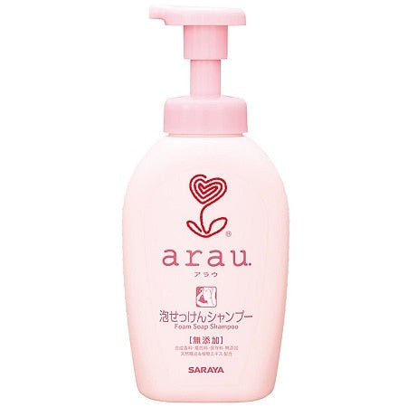 サラヤ アラウ　泡石けんシャンプー　本体　５００ｍｌ×1パック