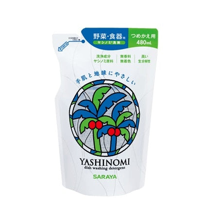 サラヤ ヤシノミ洗剤　つめかえ用　４８０ｍｌ×12パック