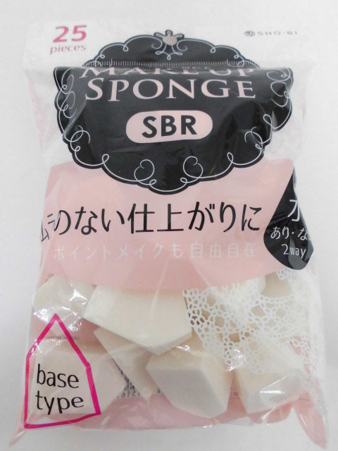 SHO-BI メイクアップスポンジ　ベース形　２５個×2パック