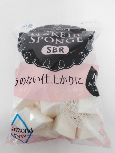 SHO-BI メイクアップスポンジ　ひし形　２５個×12パック