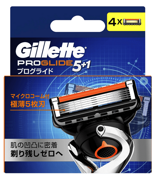 ジレット　プログライドマニュアル　替刃４個×5パック