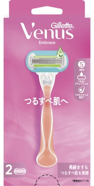 P＆G ジレット　ヴィーナス　つるすべ肌へ　本体＋替刃2個×1パック