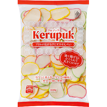 クルプック/フリル広がるタピオカせんべい