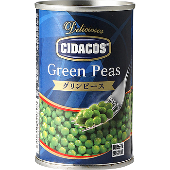グリーンピース缶