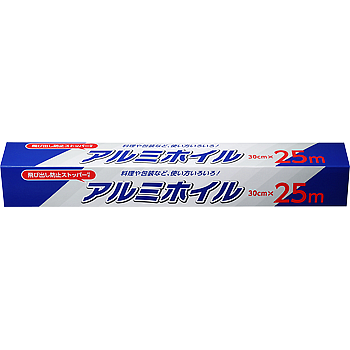 Vandro アルミホイル30cm 幅30cm×長さ25m ×10 本 (Vandroロゴ付包装)