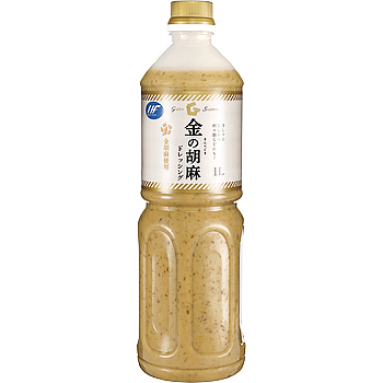Vandro 金の胡麻ドレッシング 1L ×5 本 (Vandroロゴ付包装)