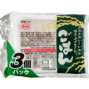 ドリームズファームごはんエコパック3P
