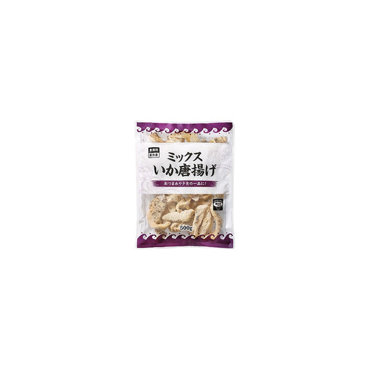 Vandro ミックスいか唐揚げ 500g ×2 袋 (Vandroロゴ付包装)