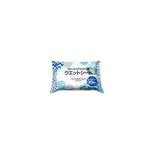 Vandro フローリングワイパー用ウエットシート 30枚入 ×5 枚 (Vandroロゴ付包装)