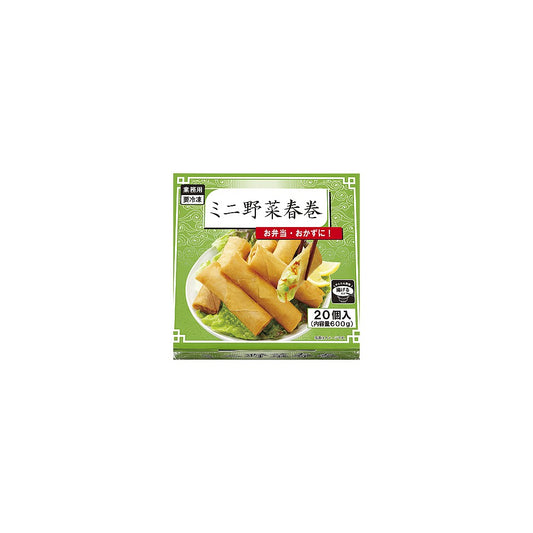 Vandro ミニ野菜春巻 600g (20個入) ×20 袋 (Vandroロゴ付包装)