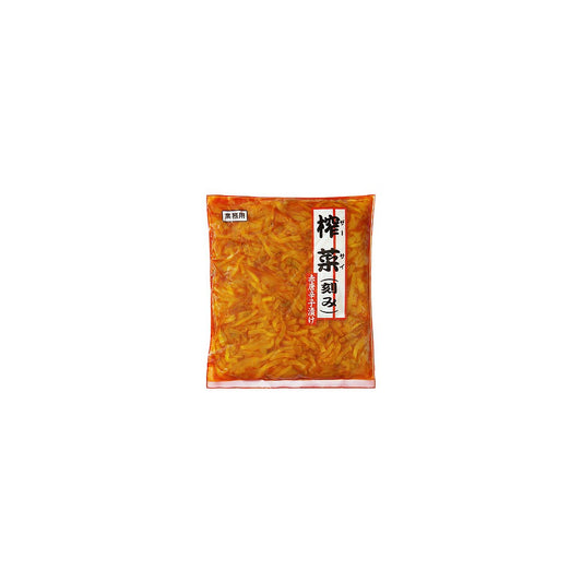 Vandro ザーサイ赤唐辛子漬け(刻み) 1kg ×10 袋 (Vandroロゴ付包装)