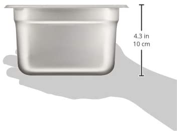 EBM ホテルパン補強重なり防止付 1/9 100mm 2194