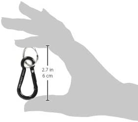 DBLTACT アルミカラビナ O環付き 5mm ブラック×ブラックメタリック DBLTACT-AKO-254