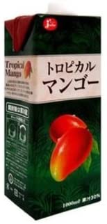 ジューシー トロピカルマンゴー1L紙パック×12(6×2)本入