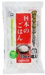 越後製菓 日本のごはん 120g×4食×12袋入×(2ケース)