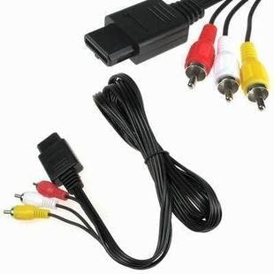 ステレオAVケーブル (スーパーファミコン/NINTENDO64/ゲームキューブ/AV仕様ファミリーコンピュータ用)