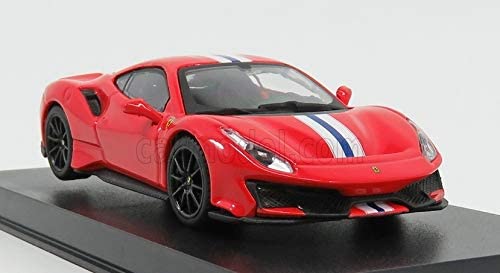 BURAGO シグネチャー シリーズ フェラーリ 488 ピスタ ミニカー 1/43 Ferrari 488 PISTA 2018 (レッド) [並行輸入品]