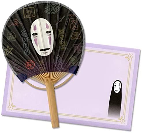 竹うちわ豆だより 千と千尋の神隠し(カオナシと看板)