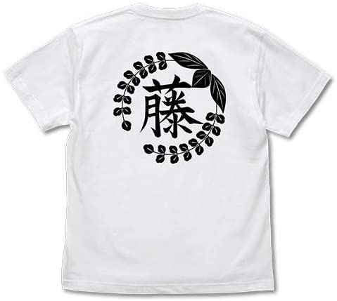 鬼滅の刃 藤の花の家紋 Ｔシャツ/ＷＨＩＴＥ－Ｌ