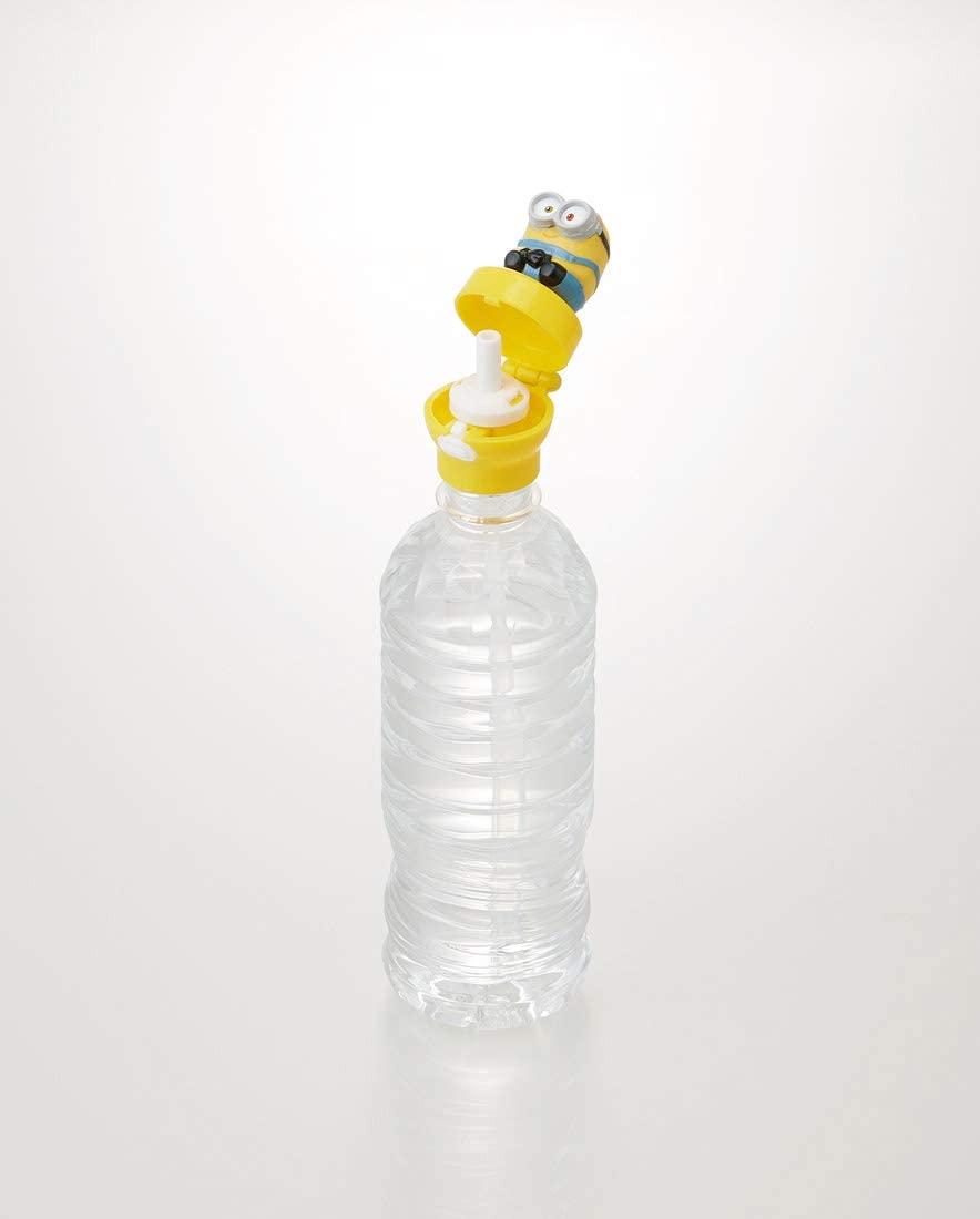 スケーター マスコット付 プッシュ式 ストローホッパーキャップ ミニオンズ 怪盗グルー PSHC6