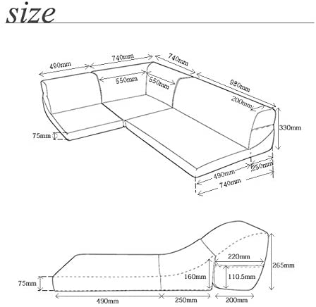 セルタン 日本製 高反発 コーナーソファー 和楽の庵 3点セット サイクルベージュ レイアウト自在 A318a-306BE