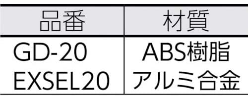 スガツネ工業 ランプ印 エクセルつまみ EXSEL型 EXSEL20