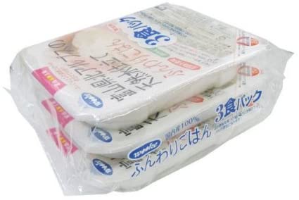 富士お米工房 富山県北アルプスの天然水仕立てふんわりごはん　200g×3食【8個セット（計24食分）】レトルトごはん★非常用ごはんとして