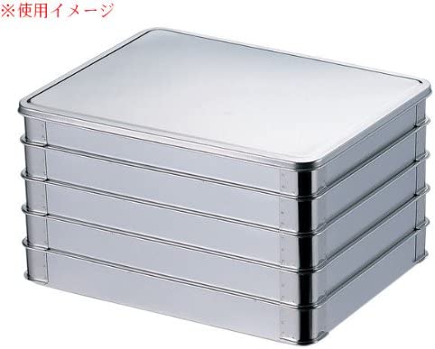 AG 18-8ステンレス そば・餃子バット 大H50mm 70002