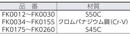 ASH 引掛スパナ140/150 FK0140