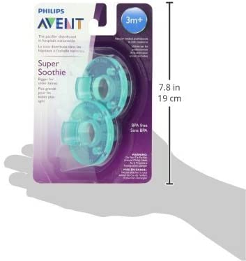 フィリップス Avent BPA フリー Soothie Soothie おしゃぶり 3ヶ月～(3m+)用 並行輸入品 グリーン 2個セット [並行輸入品]