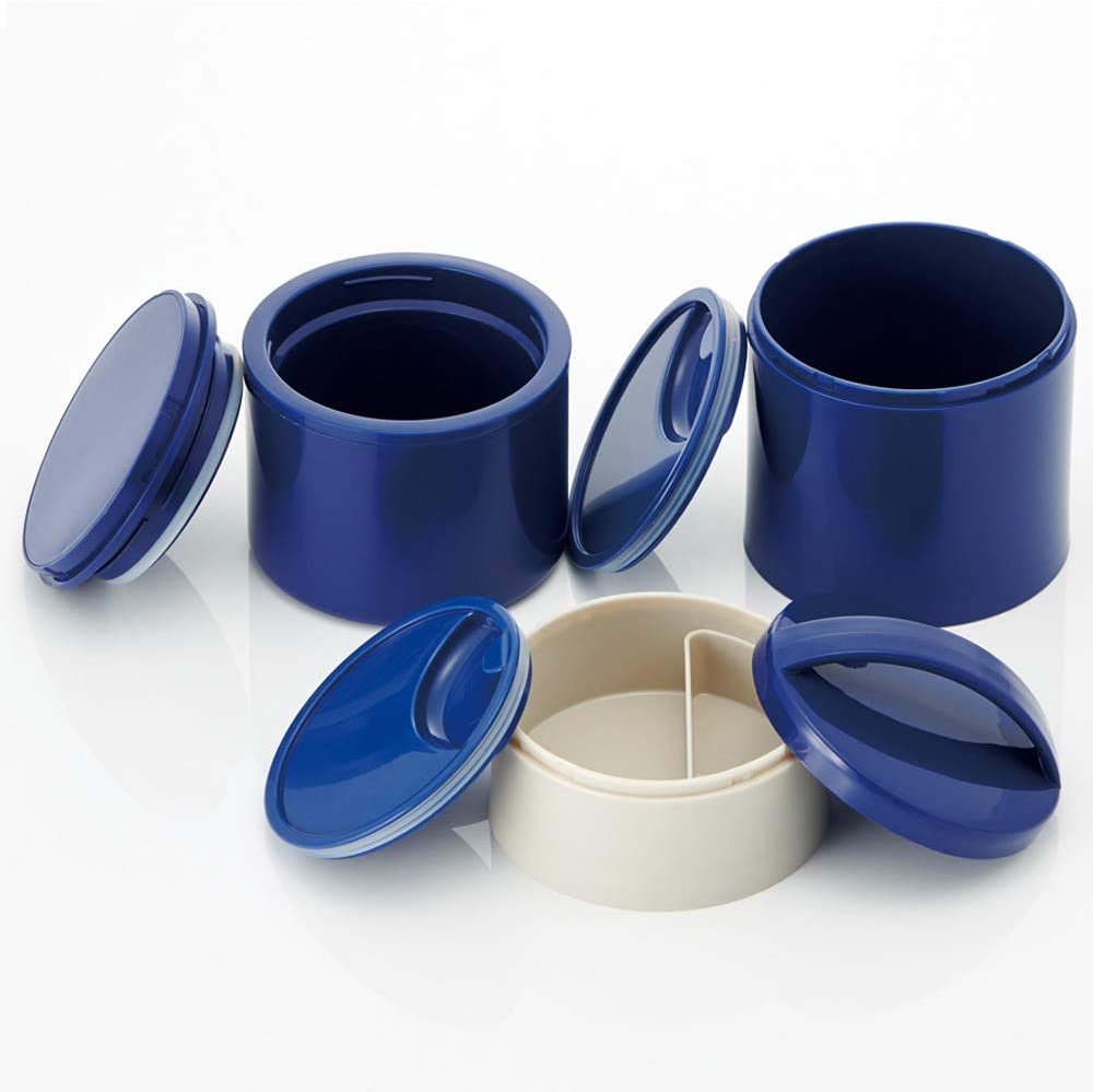 スケーター 保冷麺 ランチボックス 冷たい麺用 弁当箱 ブルー LRTM8