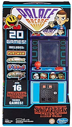ストレンジャー・シングス 未知の世界 ハズブロ ミニ アーケードゲーム 筐体 パレス・アーケード / STRANGER THINGS 2019 Hasbro MINI ARCADE GAME PLAYER PALACE ARCADE ネットフリックス テレビ ドラマ TV NETFLIX 最新 S3 シーズン3 ディグダグ パックマン ギャラクシアン ギャラガ [並行輸入品]