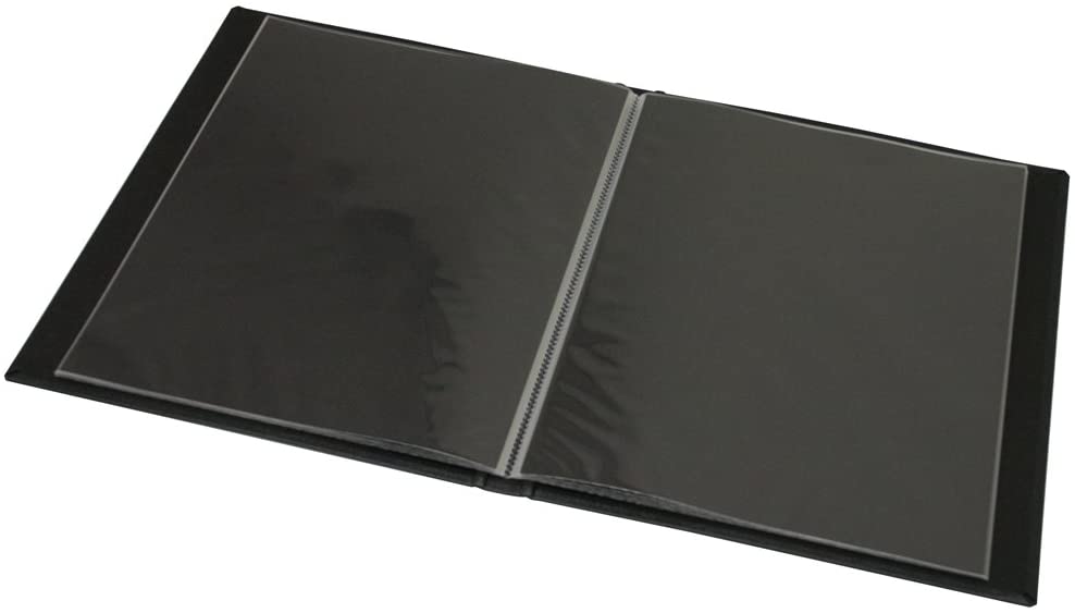 ラドンナ モノクローム クリアーファイル固定式 A4S ブラック PAM-132BK