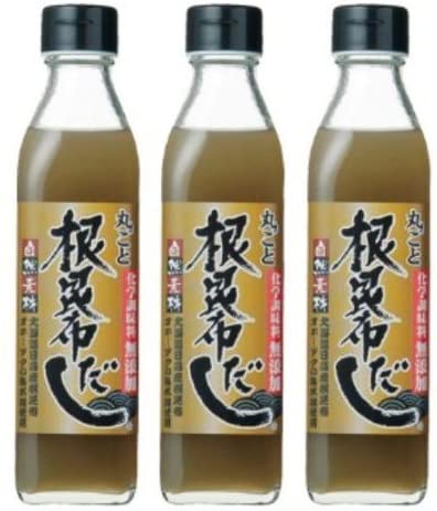 丸ごと根昆布だし ＜300ml×3本＞