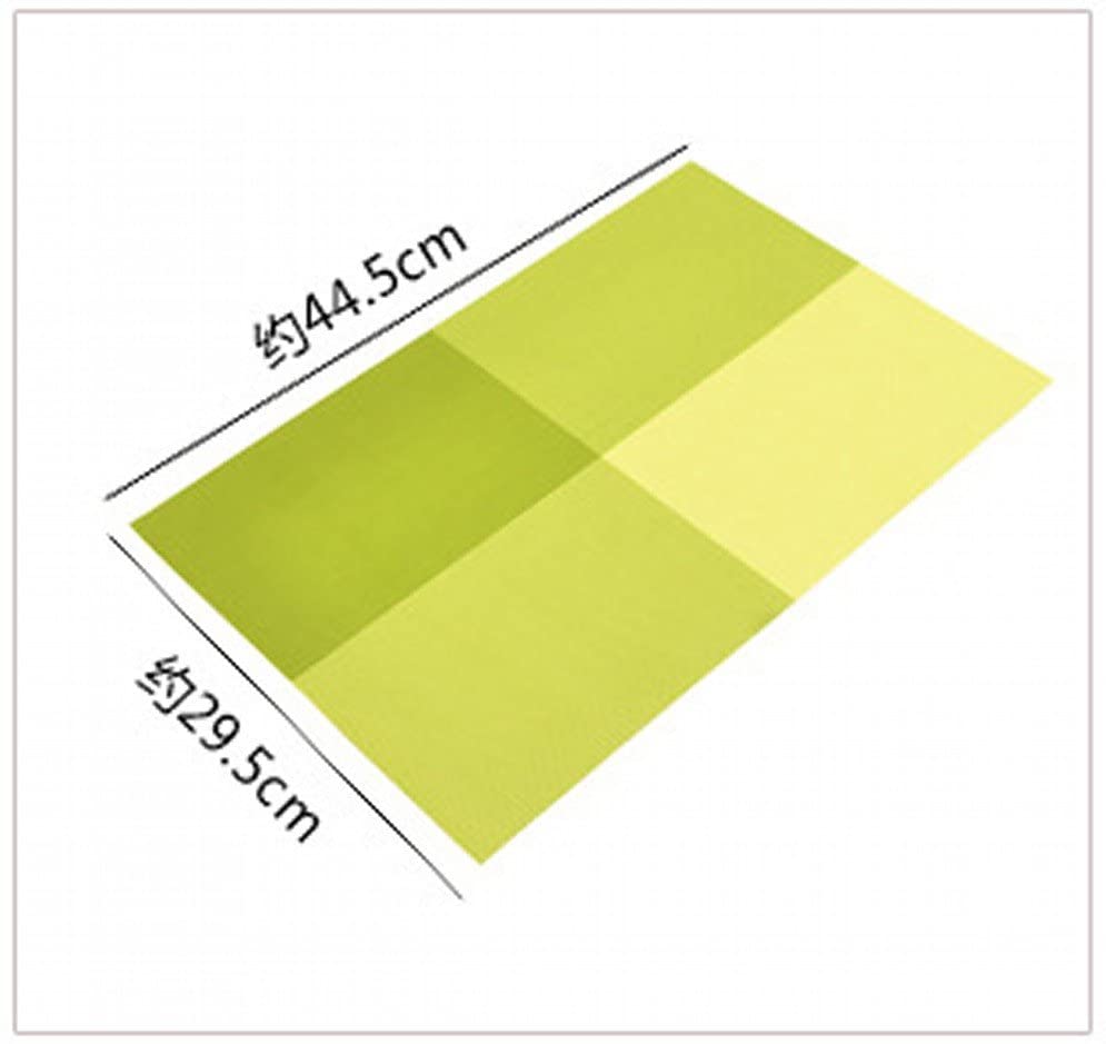 スクエア モチーフ ランチョンマット 4色セット 北欧 シンプル な デザイン が とても かわいい 撥水性も 模様替え 気分転換 インテリア ランチマット