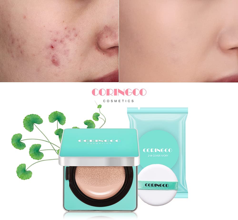 CORINGCO mint blossom Water cushion BB ［21号 IVORY ］ミントブロッサム クッションBB並行輸入品