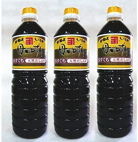 かねよ 母ゆずり薄口 1000ml 3本セット