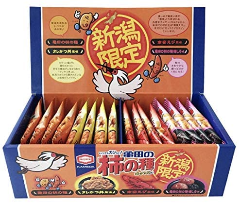 【新潟限定】亀田のお土産柿の種　240g（4種類×4袋）