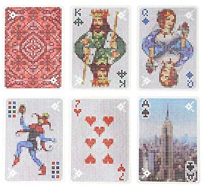 Kikkerland キッカーランド Pixel Cards ピクセルカード レッド [HD2282]