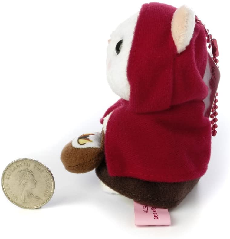 choo choo cat チューチューキャット ぬいぐるみマスコット 赤ずきん 猫 高さ9cm 赤ずきん