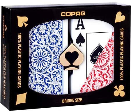 Copag(コパグ)ブリッジサイズ ジャンボ インデックス 1546 トランプ ブルー レッド セットアップ