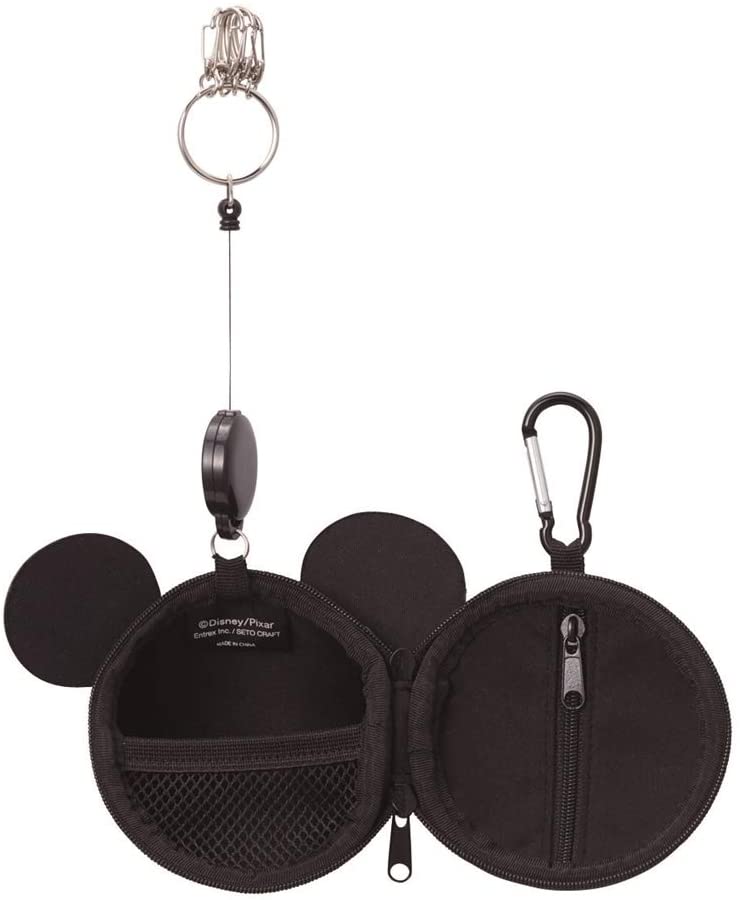 セトクラフト キー&コインケース ミッキー SD-8511 w13.5×l9×h11cm(カラビナ含まず)