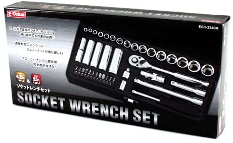 E-Value ソケットレンチセット ESR-2340M 差込角:6.35mm 9.5mm 40点 1セット