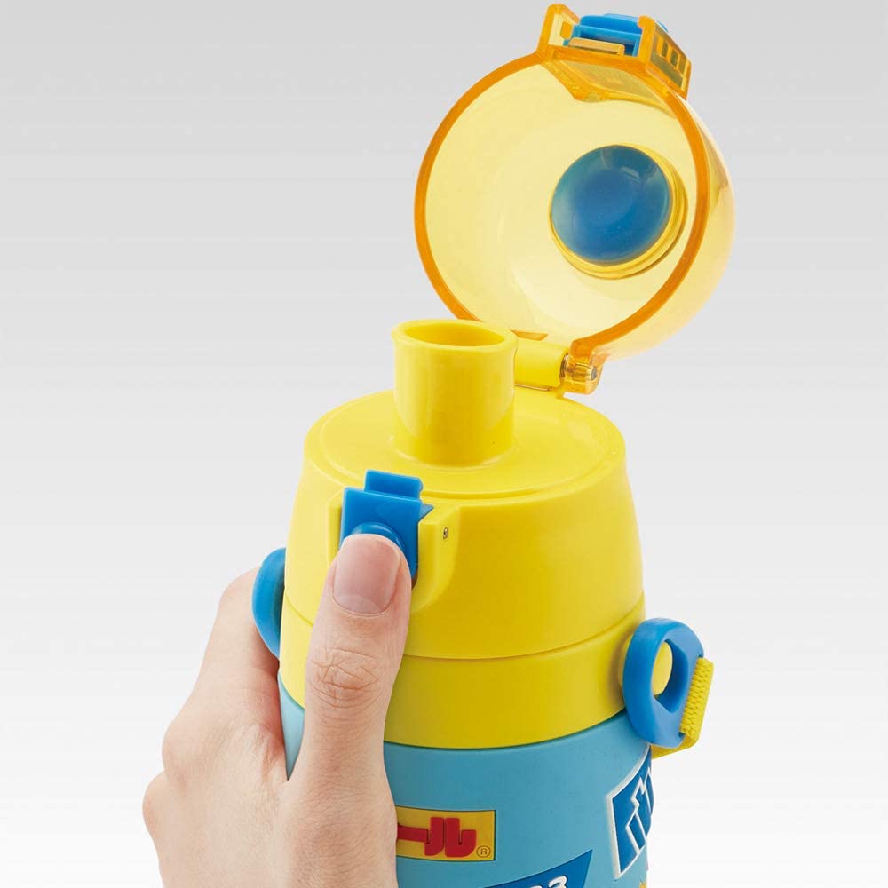 スケーター 子供用 直飲み 水筒 3D ステンレス 480ml プラレール SDPV5 ブルー