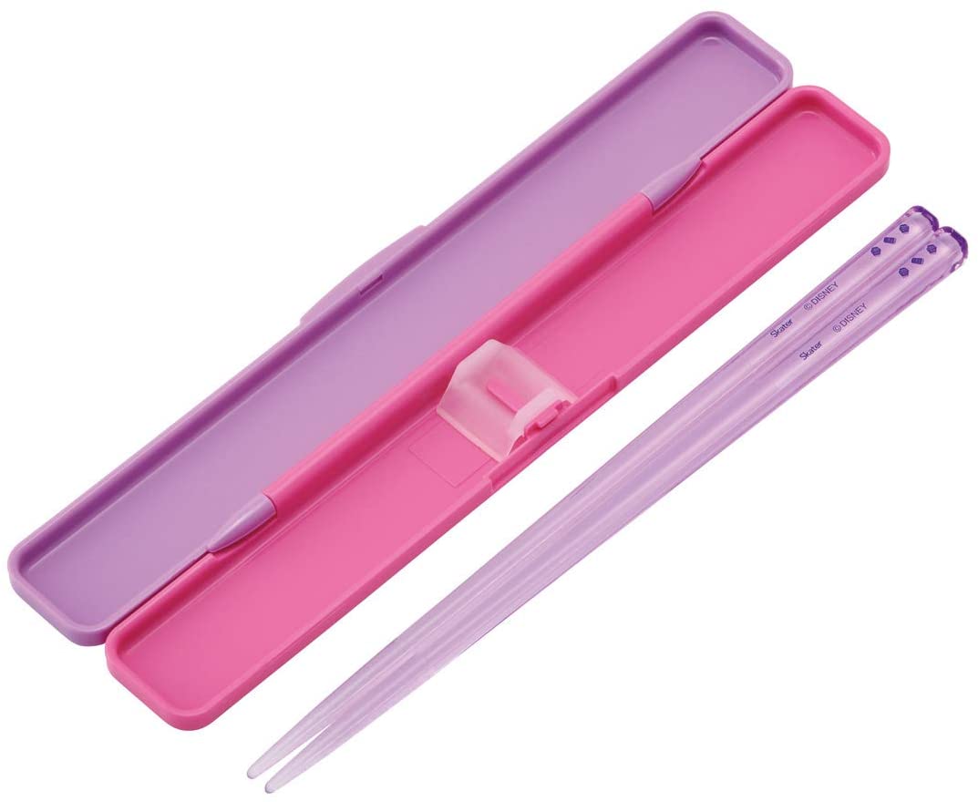 スケーター 箸 箸箱 セット 18cm 銀イオン Ag+ 抗菌 ディズニー ラプンツェル カラーズ 日本製 ABC3AG