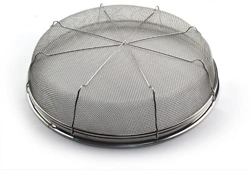 パール金属 アクアスプラッシュ ステンレス製 浅型 キッチン ザル 28cm H-9137