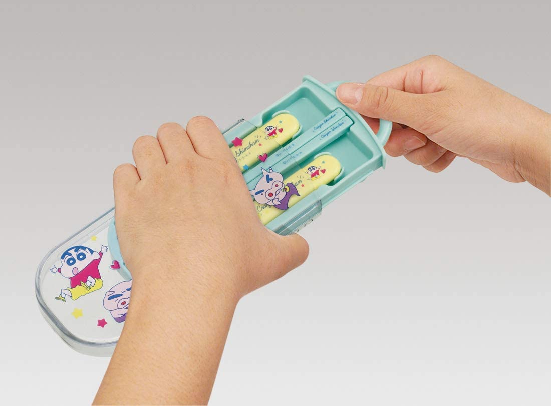 スケーター 子供用 Ag+ 抗菌 トリオセット 箸 スプーン フォーク クレヨンしんちゃん 21 日本製 TACC2AG-A
